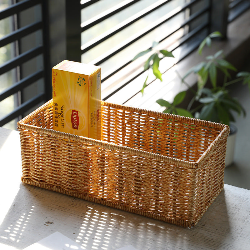 Rectangular Woven Organizer Basket Kalsten