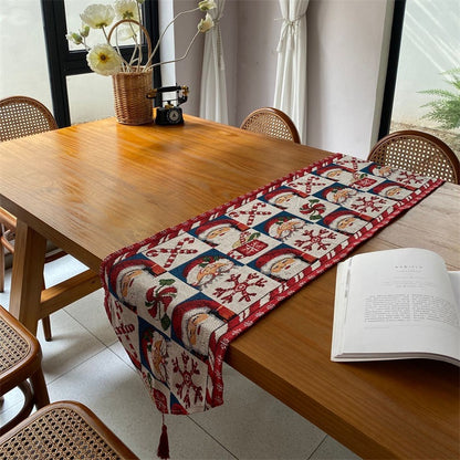 Elegant Holiday-Themed Table Runner