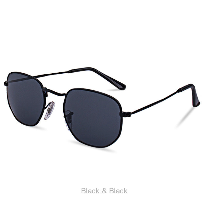 Women's fashionable geometric sunglasses with sturdy metal frame Kalsten
