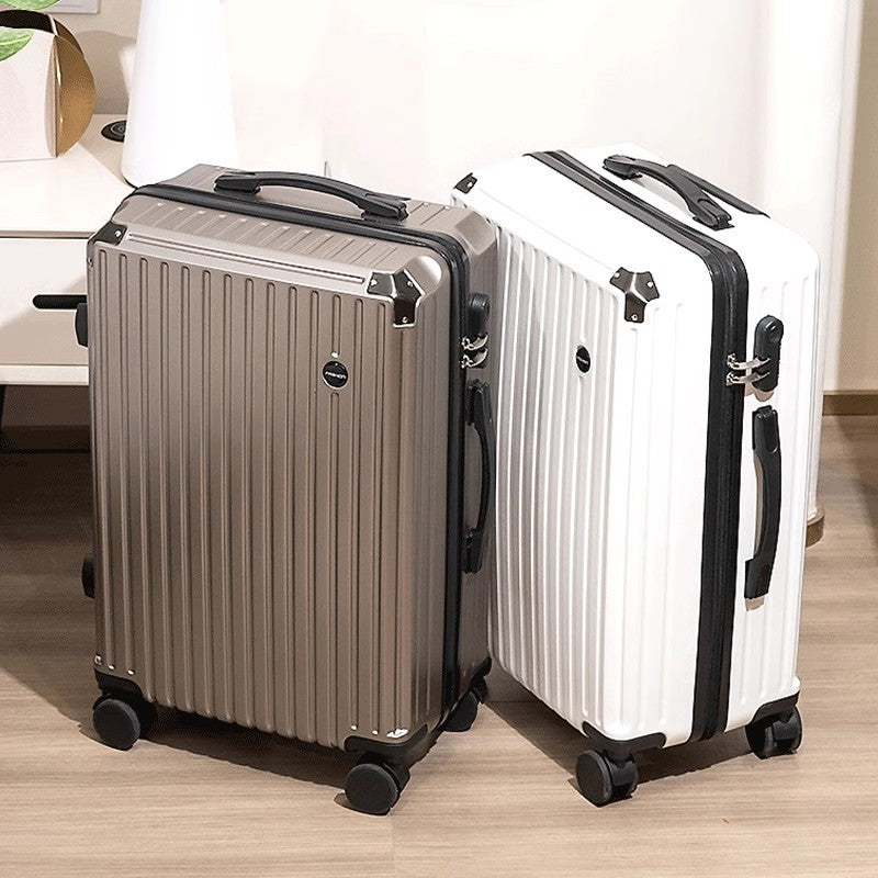 Unisex Durable Textured Rolling Luggage Kalsten
