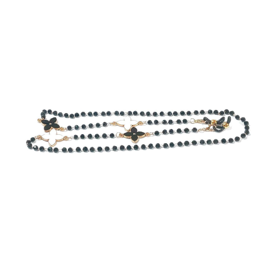 Elegant pearl necklace with flower pendants Kalsten