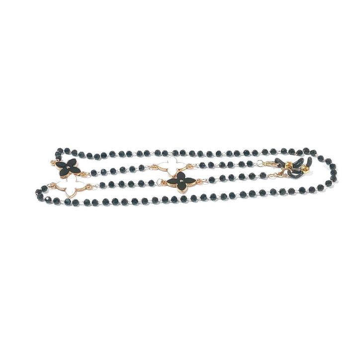 Elegant pearl necklace with flower pendants Kalsten
