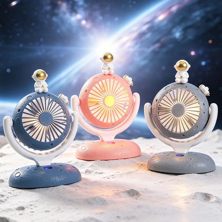 Women Portable USB Desk Fan with Creative Astronaut Design Kalsten