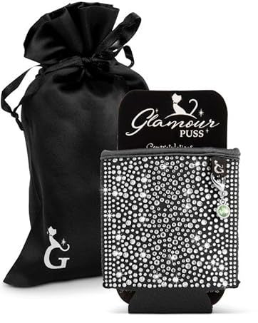 Ladies coffee cup cover with glitter stones Kalsten