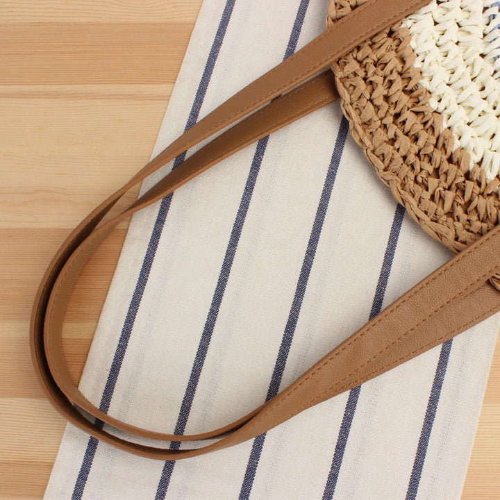 Round straw bag Kalsten