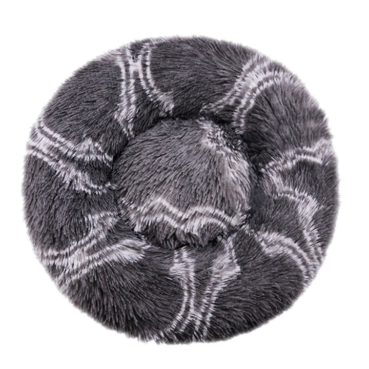 Donut-Shaped Cozy Dog Bed