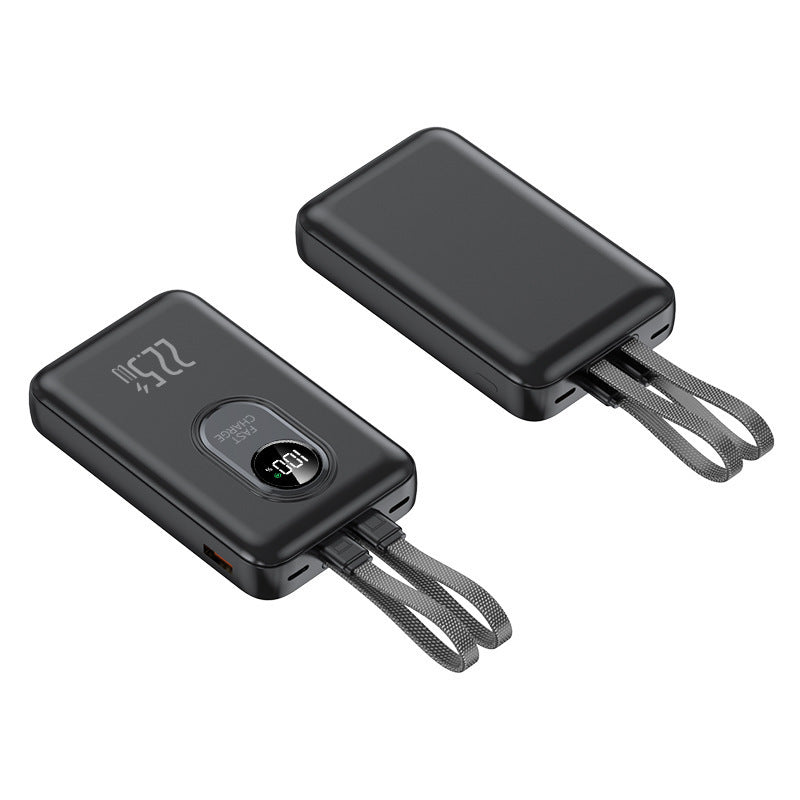 Power bank with fast charging function and integrated cable system Kalsten