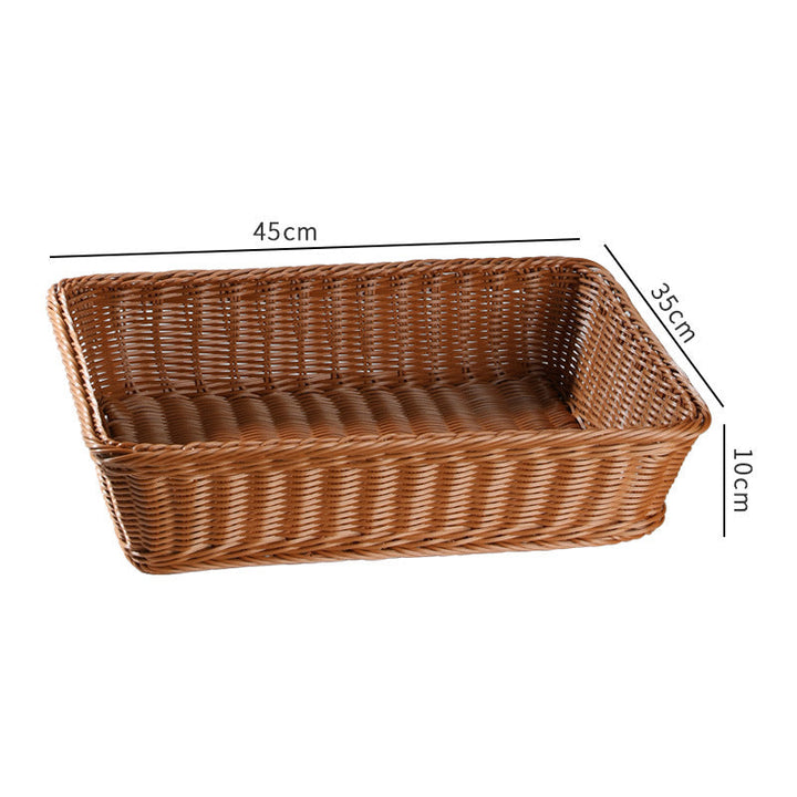 Handwoven Rustic Storage Basket with Ergonomic Design Kalsten