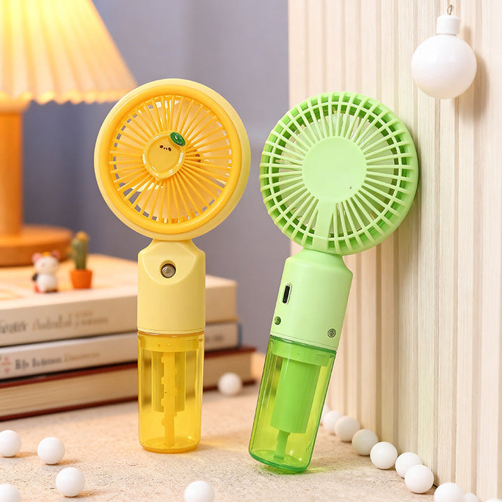 Ladies portable mini fan with integrated spray function Kalsten