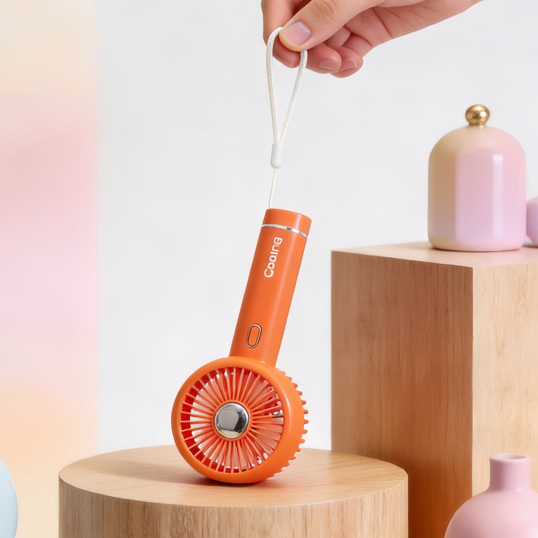 Women Portable Hand Fan with USB Charging Function and Innovative Design Kalsten