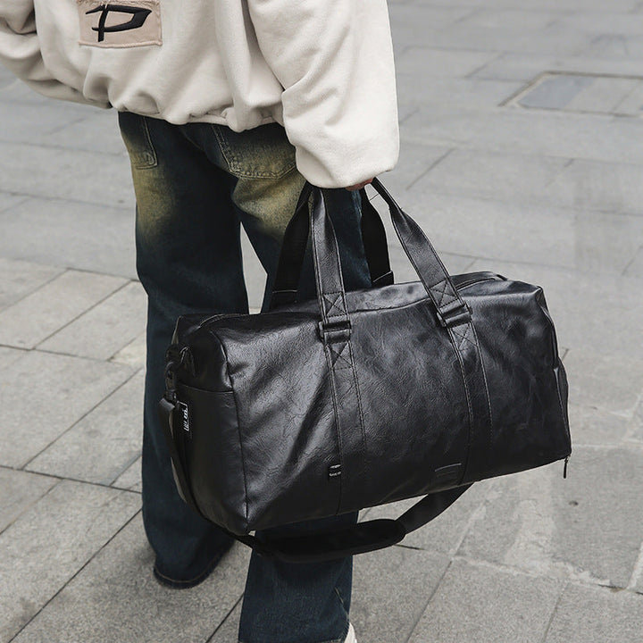 Multifunctional Sports and Travel Bag Made of Durable Synthetic Leather Kalsten
