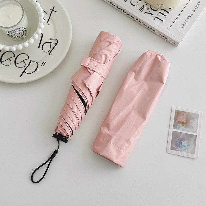 Women portable folding umbrella with wind-resistant mechanism Kalsten