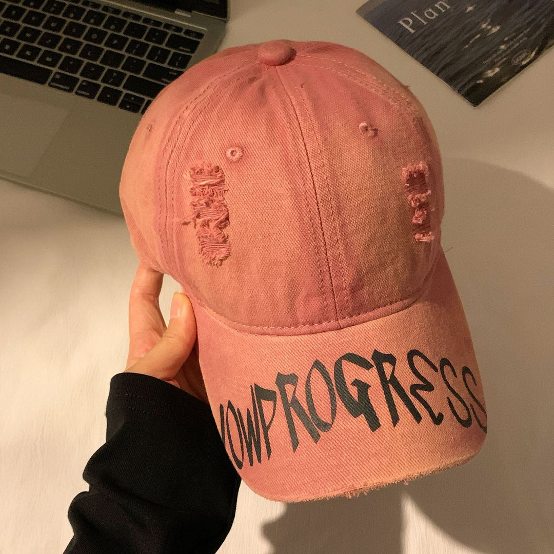 Women's Distressed Cotton Baseball Cap Kalsten 1784188446