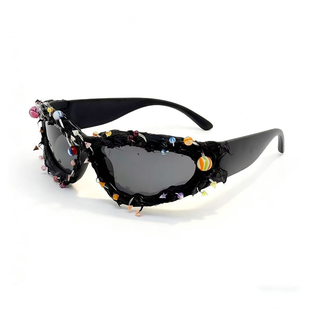 Ladies sunglasses with creative decor and distinctive frame Kalsten
