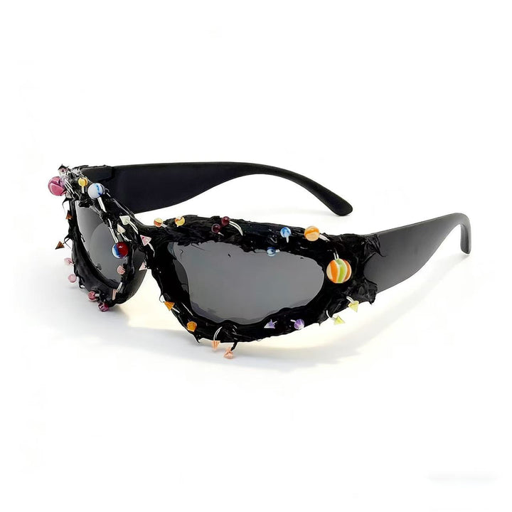 Ladies sunglasses with creative decor and distinctive frame Kalsten