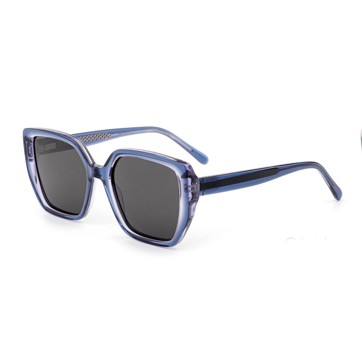 Ladies large square sunglasses with innovative frame and polarized lenses Kalsten