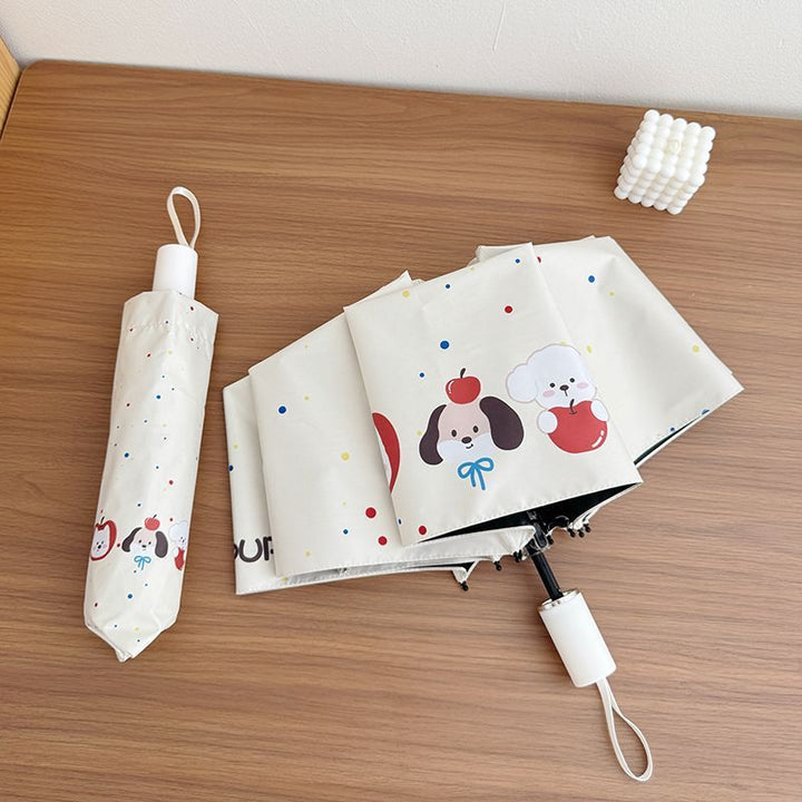 Women's Folding Umbrella with Cute Animal Designs Kalsten