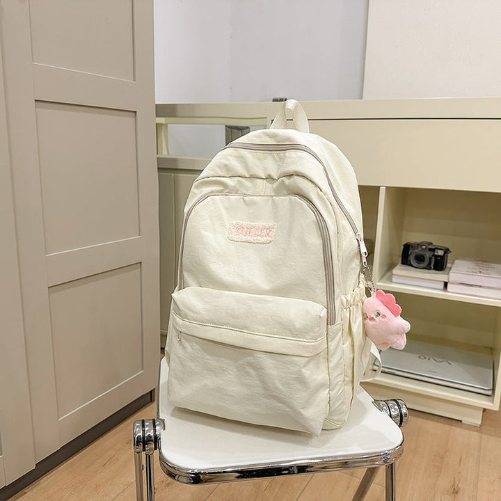 Cute Plush Character School Backpack