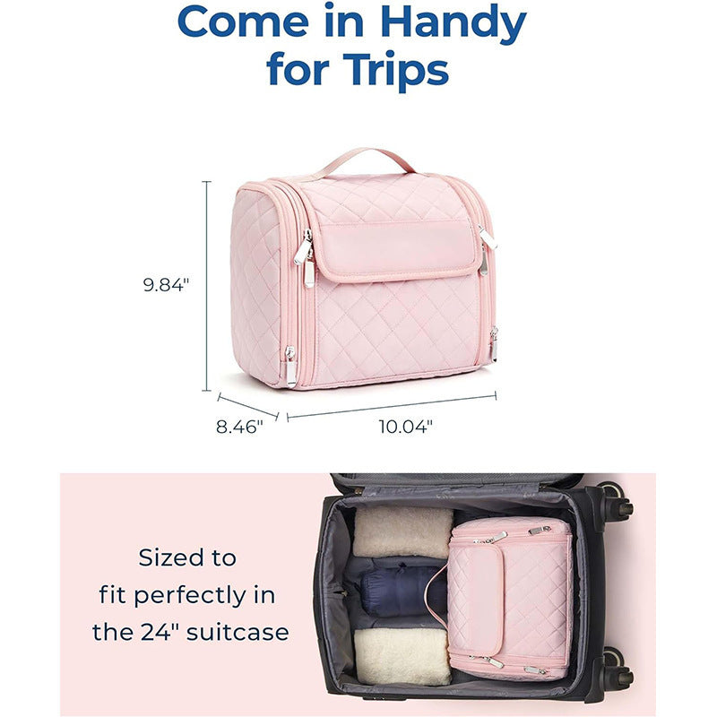 Cosmetic Organizer Bag with Customizable Compartment System Kalsten