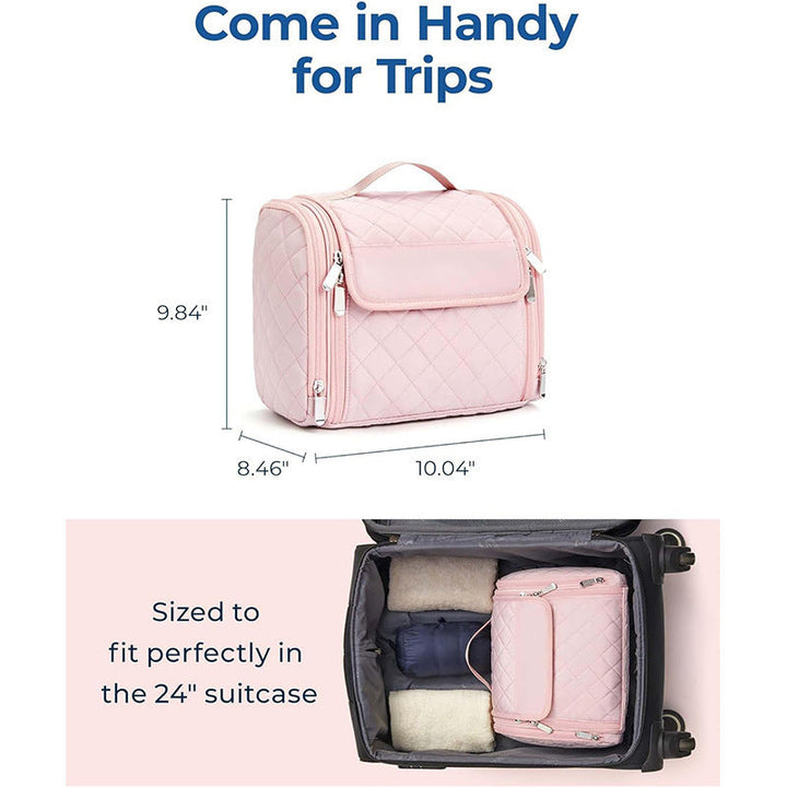 Cosmetic Organizer Bag with Customizable Compartment System Kalsten