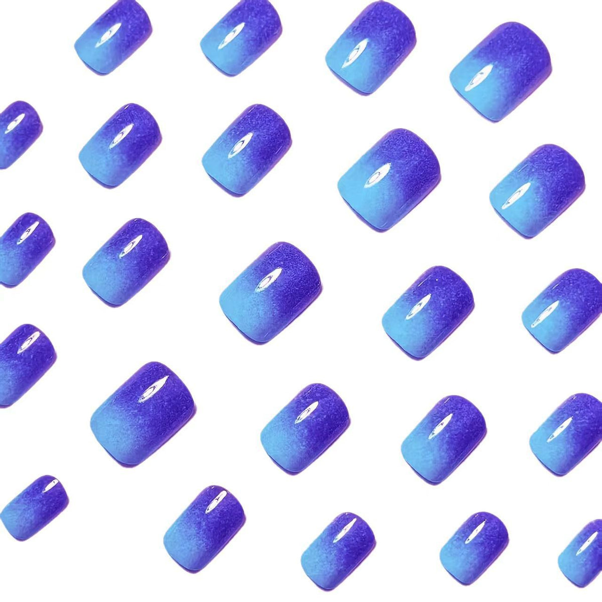 Gradient Sparkle Nail Art Acalora