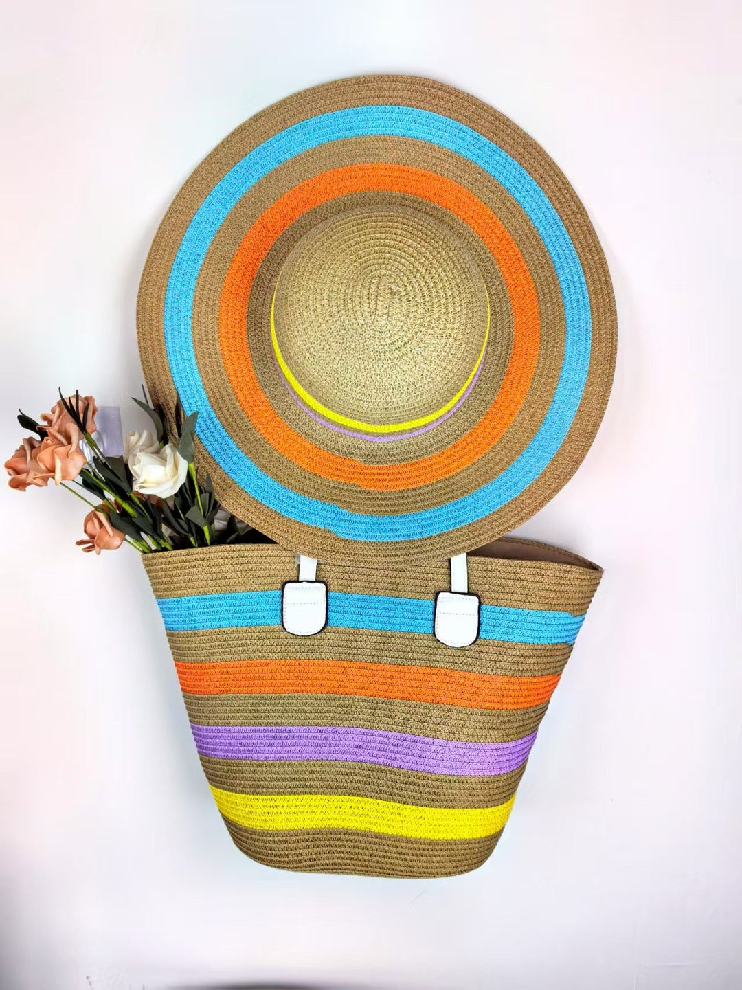 Beach bag with matching sun hat Kalsten