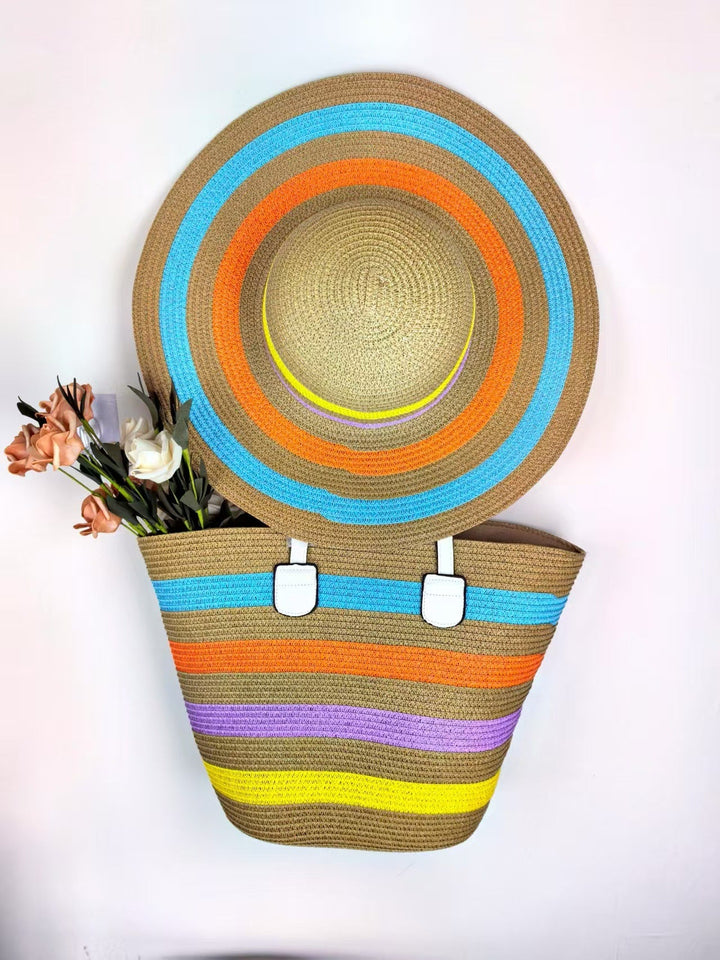 Beach bag with matching sun hat Kalsten