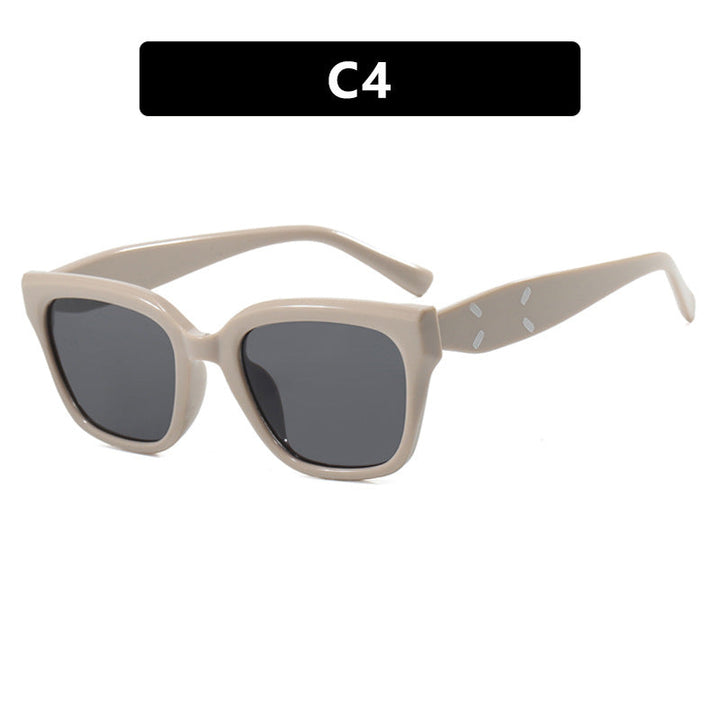 Women's fashionable square sunglasses with UV protection and elegant plastic frame Kalsten