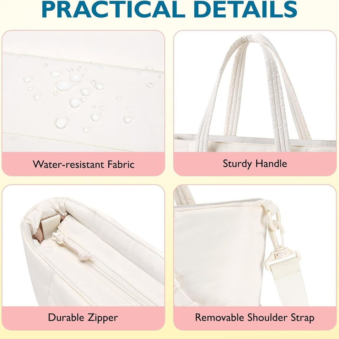 Polyurethane handbag with removable organizer Kalsten