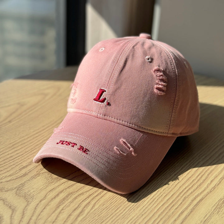 Women's Distressed Cotton Baseball Cap Kalsten