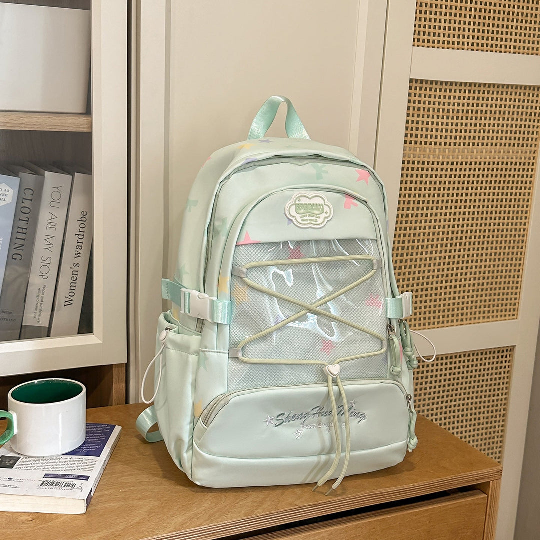 Stylish Star-Embellished Backpack Kalsten