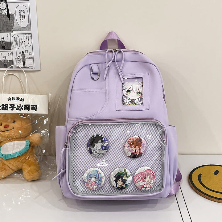 Anime Character-Themed School Backpack
