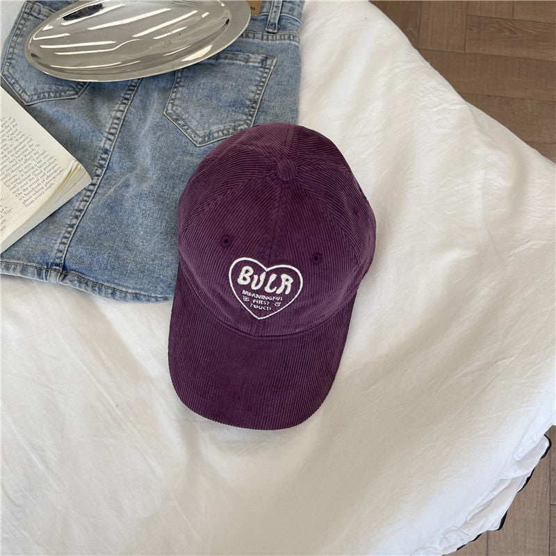 Women's Textured Corduroy Baseball Cap Kalsten