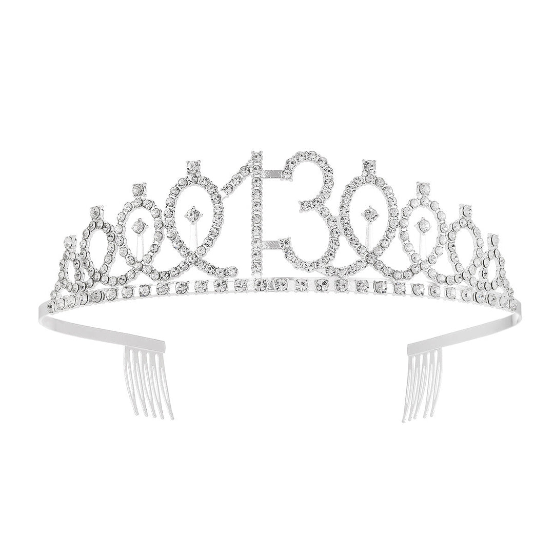 Ladies Glittering Crown with Swarovski Stones Kalsten