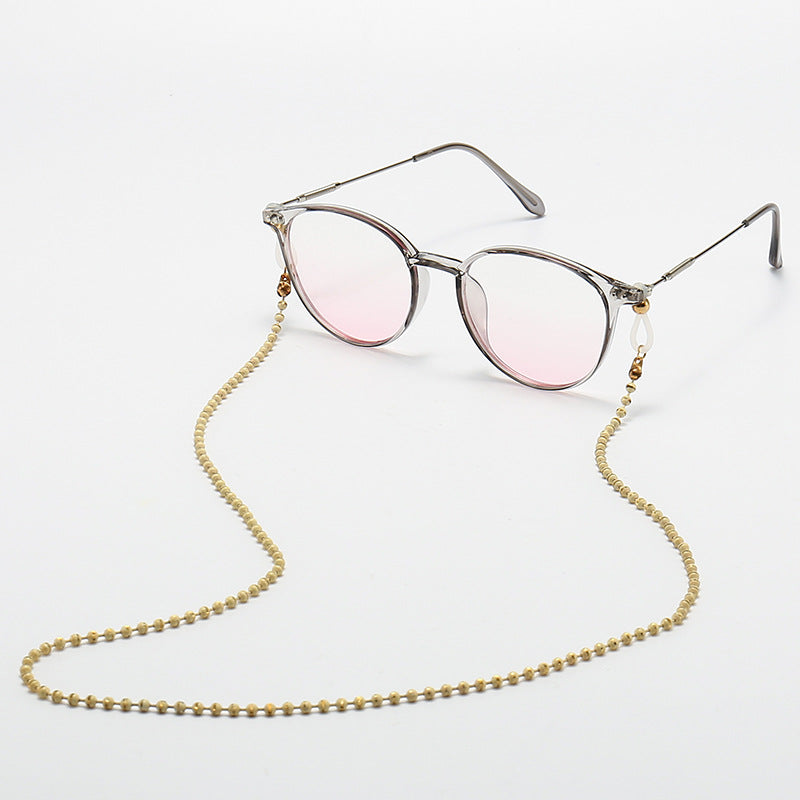 Fashionable Cat-Eye Glasses with Beaded Chain Kalsten