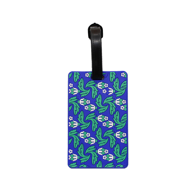 Unisex Luggage Tag with Modern Geometric Design Kalsten