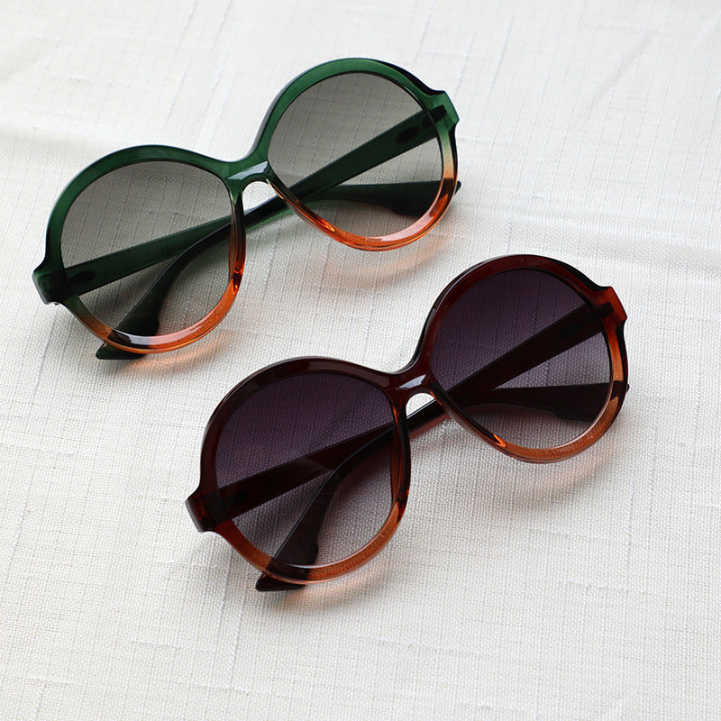 Ladies oversized fashionable sunglasses with unique frame shape Kalsten