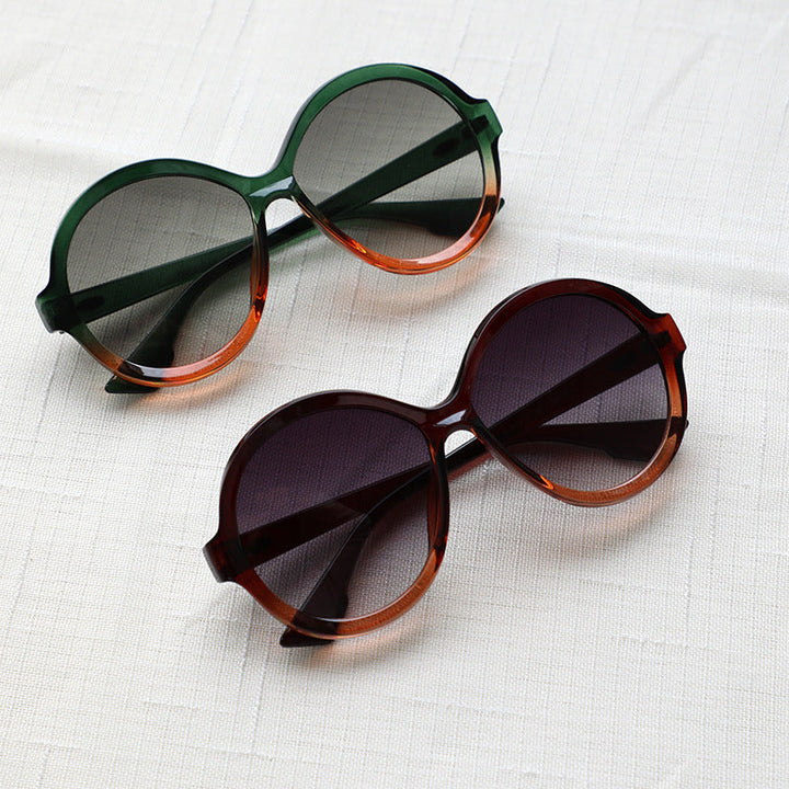 Ladies oversized fashionable sunglasses with unique frame shape Kalsten