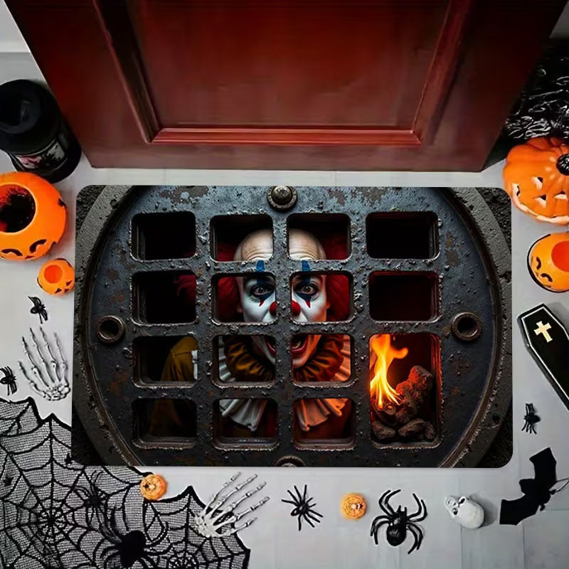 Horror-Themed Welcome Mat Acalora