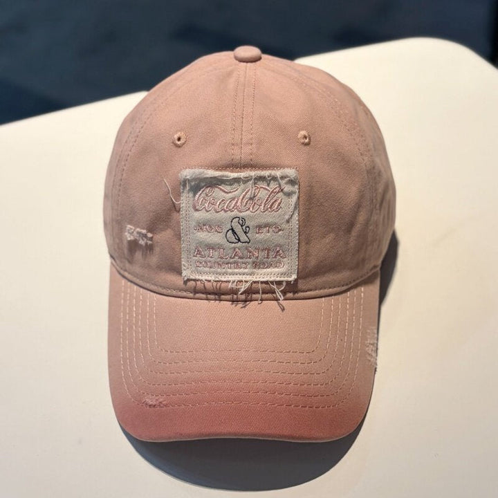 Unisex Vintage-Inspired Distressed Cap Kalsten