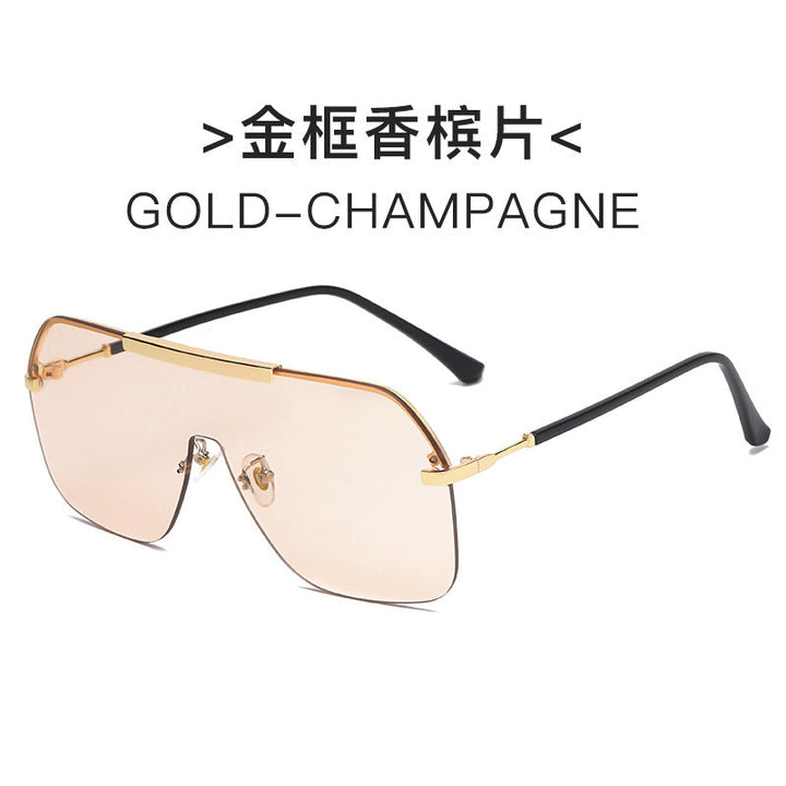Women's extravagant oversized sunglasses with futuristic design Kalsten