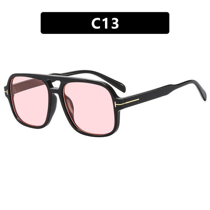Ladies square designer glasses with delicate frame and modern plastic material Kalsten