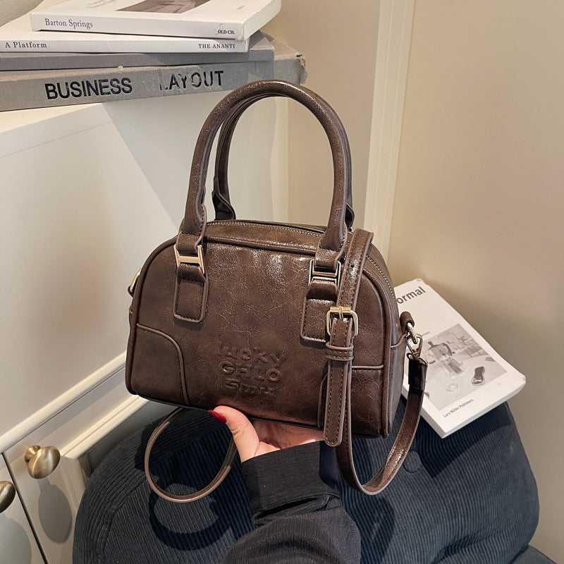 Elegant Leather Handbag Kalsten