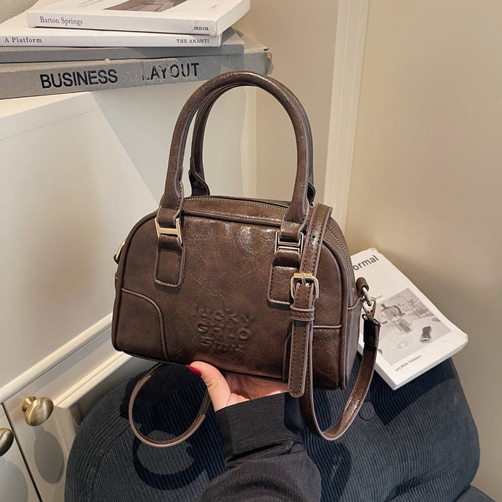 Elegant Leather Handbag Kalsten