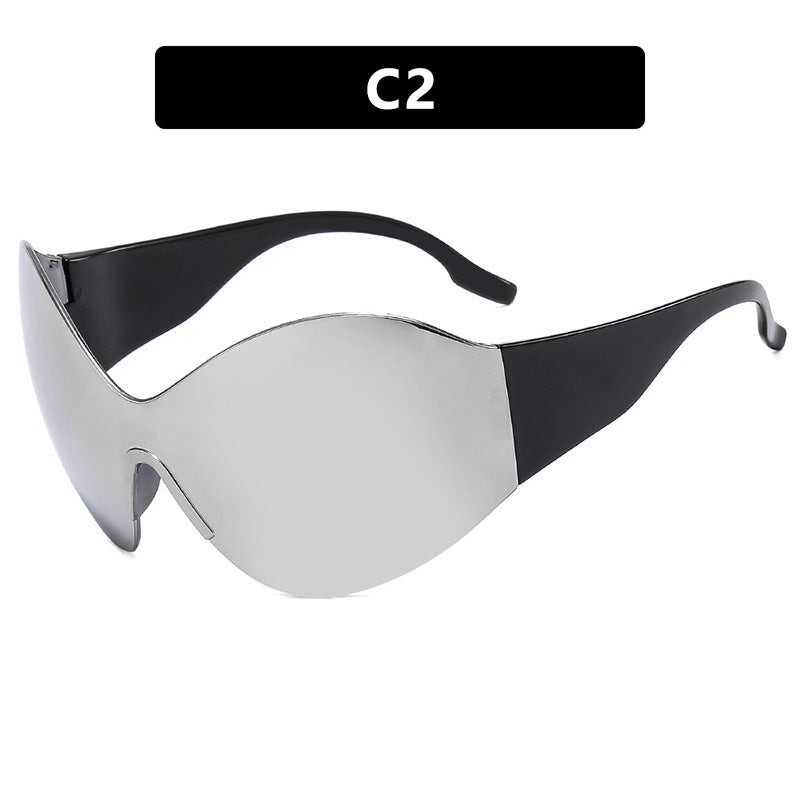 Women's visor-style sunglasses with innovative protection design Kalsten