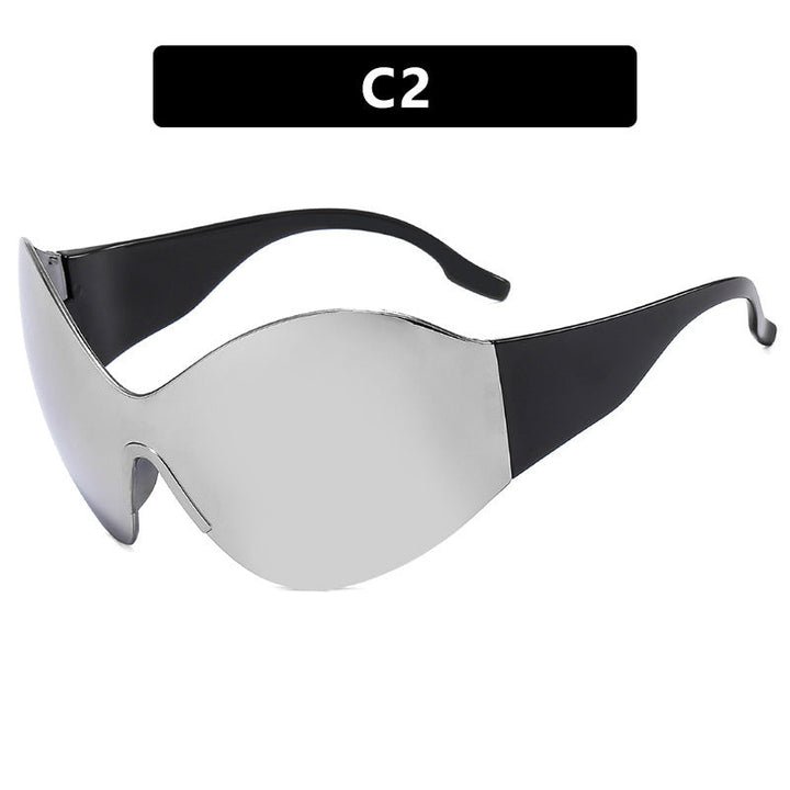 Women's visor-style sunglasses with innovative protection design Kalsten