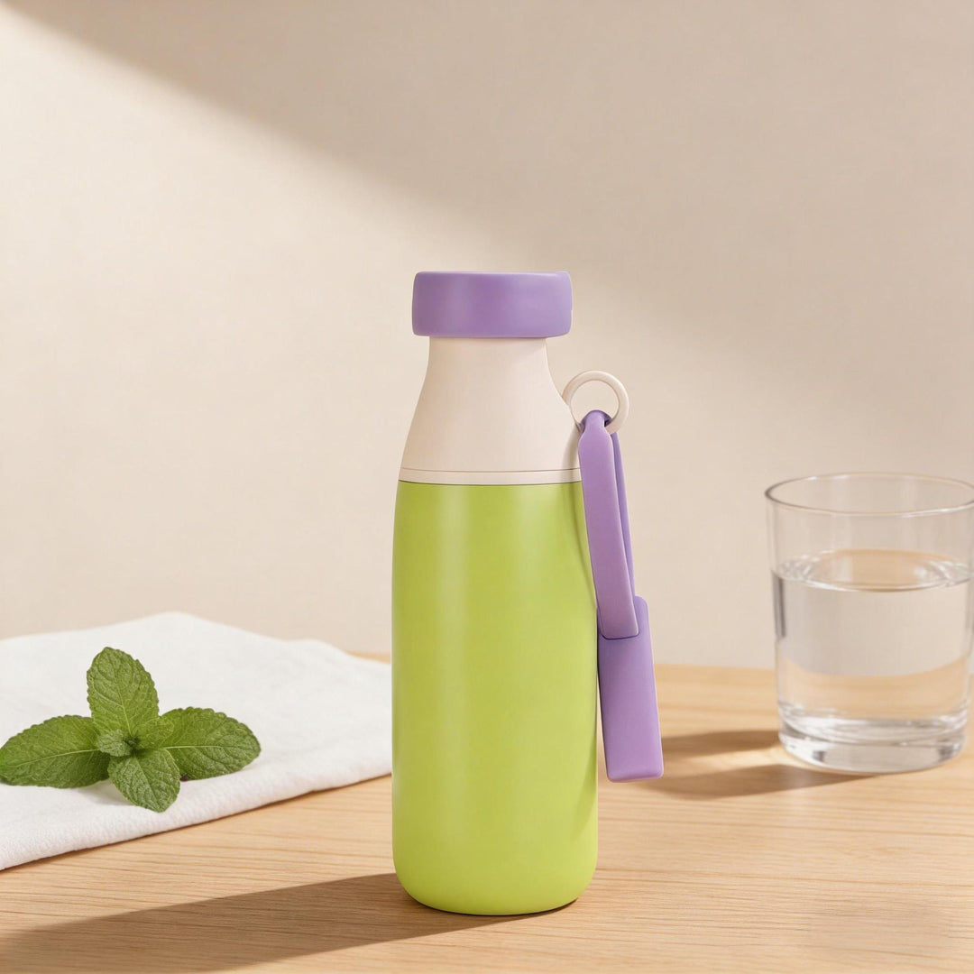 Ladies Insulated Sports Water Bottle with practical carrying strap Kalsten