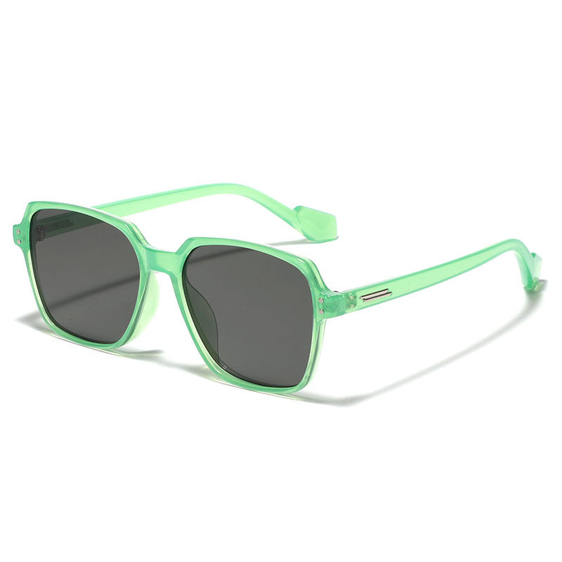 Women's square sunglasses with stylish plastic frame and polarized lenses Kalsten