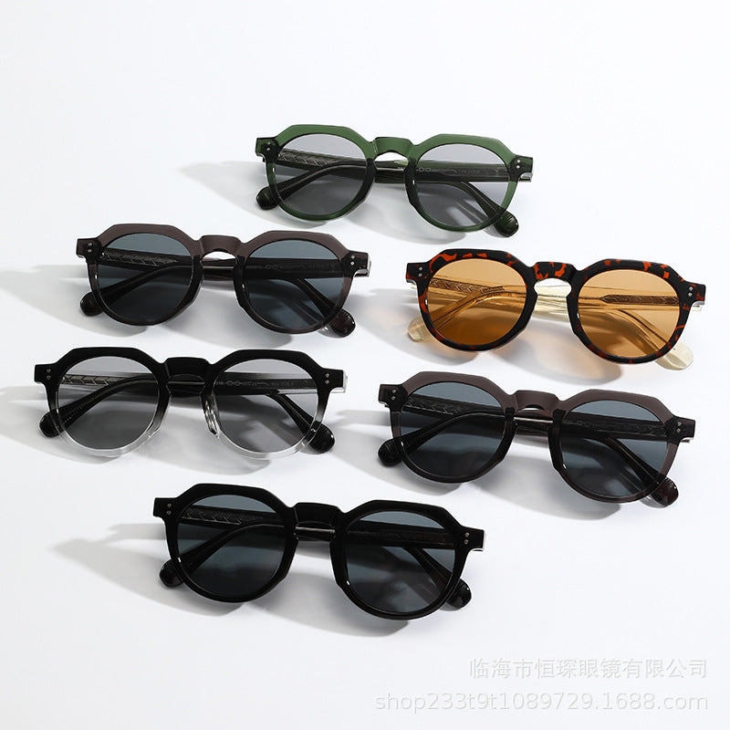 Ladies stylish sunglasses with unique octagonal frame Kalsten
