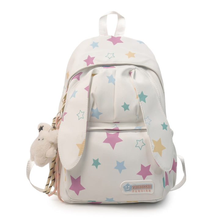 Cute Animal Ears Star Print School Backpack Kalsten